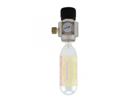 60PSI Commercial CO2 Gas Pressure Regulator for Threaded 74g CO2 Cartridge