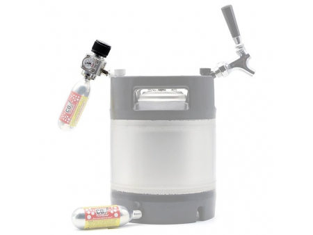 60PSI Commercial CO2 Gas Pressure Regulator for Threaded 74g CO2 Cartridge