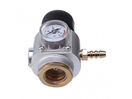 90PSI Commercial CO2 Regulator for Sodastream CO2 Bottle (with 8mm Barb)