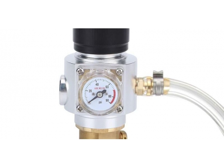 90PSI Commercial CO2 Regulator for Sodastream CO2 Bottle (with 8mm Barb)