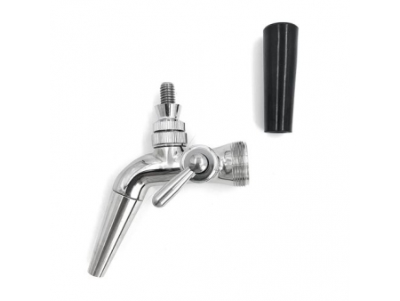 Flow Control Stainless Steel Beer Faucet with Long Spout