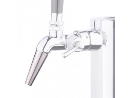 Flow Control Stainless Steel Beer Faucet with Long Spout