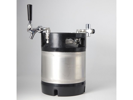 Gas-in Stainless Steel Ball Lock Quick Disconnect with MFL