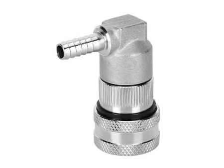 Liquid-out Stainless Steel Ball Lock Quick Disconnect with 1/4'' Barb