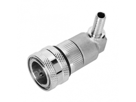 Liquid-out Stainless Steel Ball Lock Quick Disconnect with 1/4'' Barb