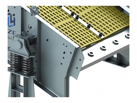 Self Centering Vibrating Screen