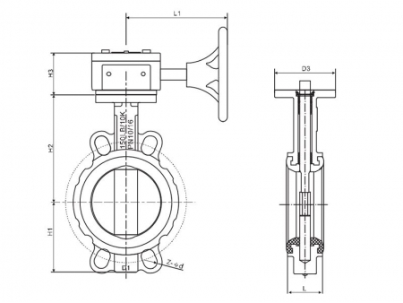 Wafer Butterfly Valve