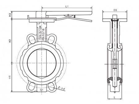 Wafer Butterfly Valve