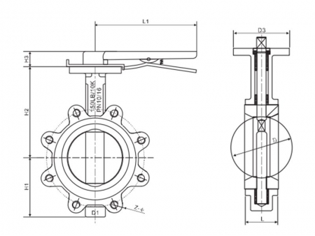 Lug Butterfly Valve