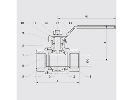 2-Piece Ball Valve