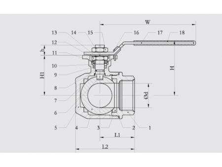 3-Way Ball Valve