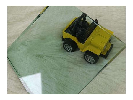 French Green Automotive Glass