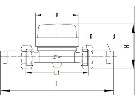 Mini Single-Jet Water Meter