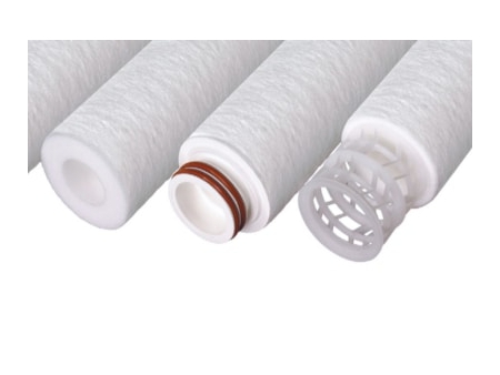 Melt Blown Filter Cartridge Removing particles of various sizes with high dirt-holding capacity for industrial applications