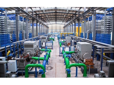 Industrial Filtration System for Seawater Desalination