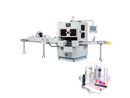 Automatic Two-Color Cylindrical Screen Printing Machine, JR-212UV