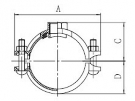 Mechanical Tee Threaded Outlet