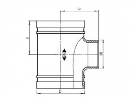 Threaded Reducing Tee