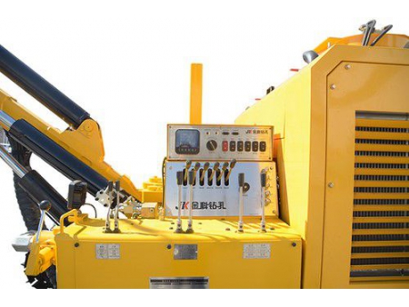 Crawler Mounted Hydraulic DTH Drilling Rig (with Auxiliary Rod Changer)