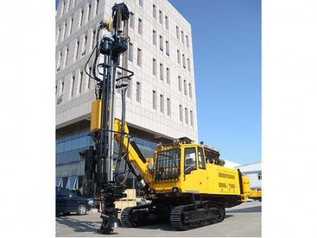 Integrated Hydraulic Crawler Mounted DTH Drilling Rig