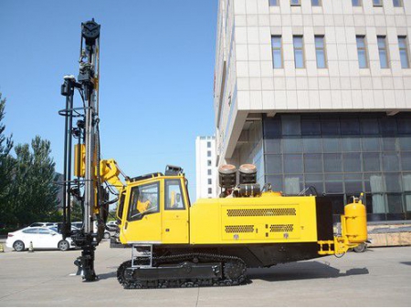 Integrated Hydraulic Crawler Mounted DTH Drilling Rig