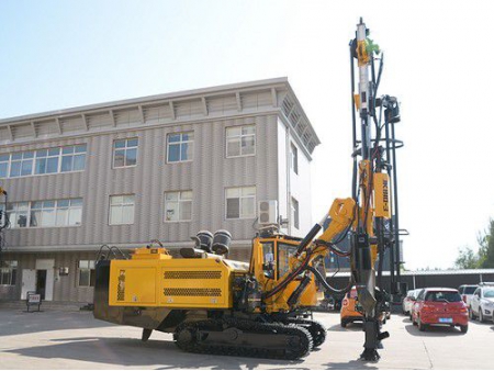 Integrated Hydraulic Crawler Mounted DTH Drilling Rig