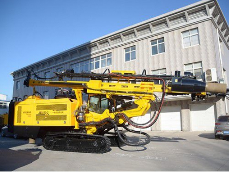 Integrated Hydraulic Crawler Mounted DTH Drilling Rig