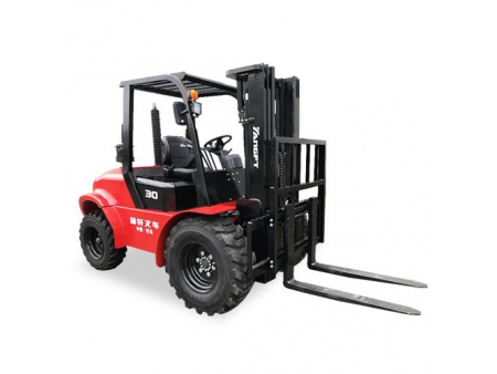 2-Wheel Drive Rough Terrain Forklift 2.5-4 Tonne