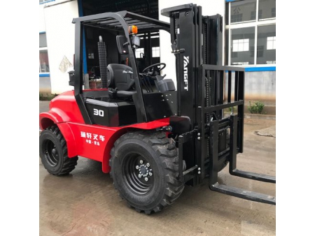 2-Wheel Drive Rough Terrain Forklift 2.5-4 Tonne