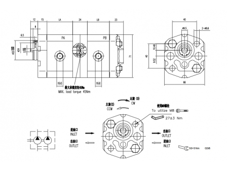 Multiple Gear Pumps
