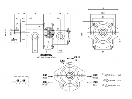 Multiple Gear Pumps