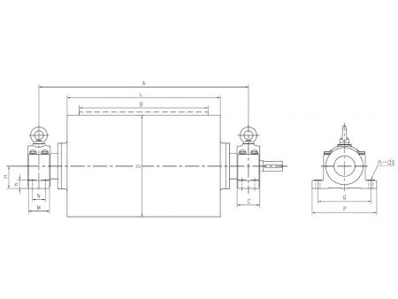 Built-Out Gear-Reducing Motorized Pulley (Ø320-1250mm)