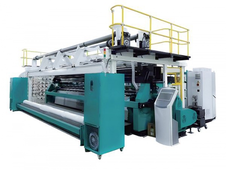 Full-Width Weft Insertion Warp Knitting Machine