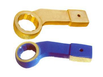 Non-sparking Bent Striking Box End Wrench