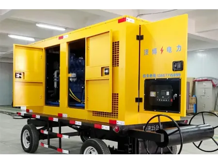 Silent Trailer Mounted Diesel Generator