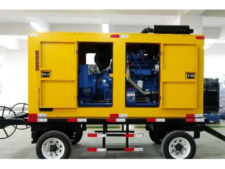 Silent Trailer Mounted Diesel Generator