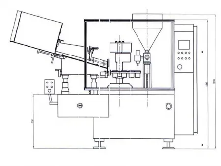 Automatic Tube Filling and Sealing Machine