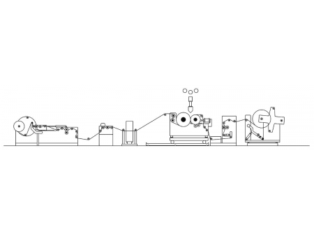 Extrusion Coating Laminating Line Woven Fabric