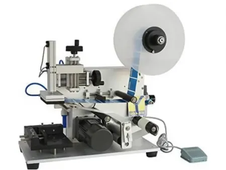 Semi-Automatic Flat Surface Labeling Machine