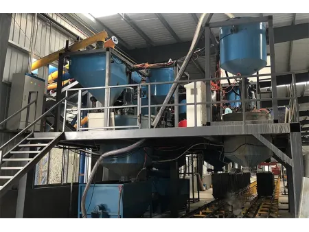 Feeding & Preparation System for Lightweight Concrete Raw Materials