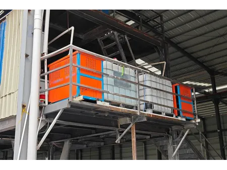 Feeding & Preparation System for Lightweight Concrete Raw Materials