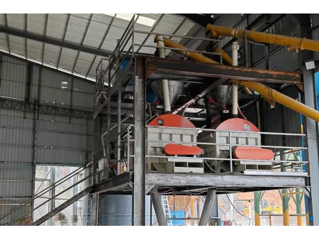 Feeding & Preparation System for Lightweight Concrete Raw Materials
