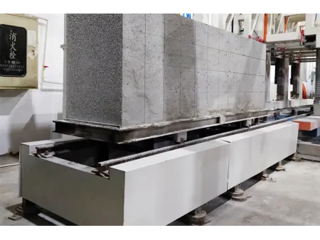 Concrete Block Rail Transfer Cart