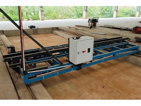 Concrete Block Rail Transfer Cart