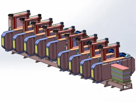 Nine-Head Gantry Horizontal Concrete Cutter