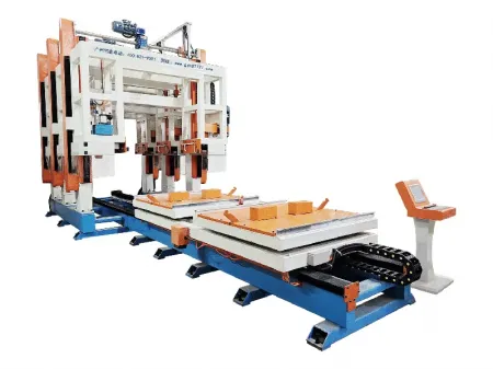 Three-Head Gantry Vertical Concrete Cutter with Rotary Table