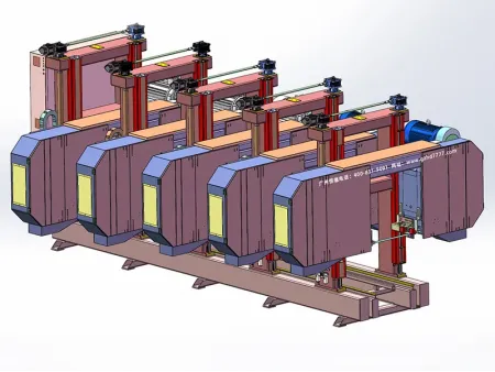 Five-Head Gantry Horizontal Concrete Cutter