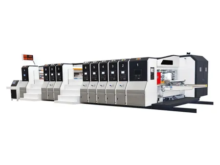 Automatic Flexo Printer Slotter Die Cutter with Vacuum Transfer