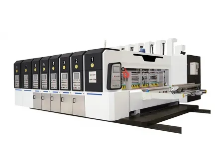 Automatic High Speed Flexo Printer Slotter Die Cutter Stacker