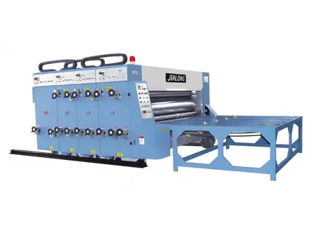 Semi-Automatic Flexo Printer Slotter Die Cutter with Chain Feeder